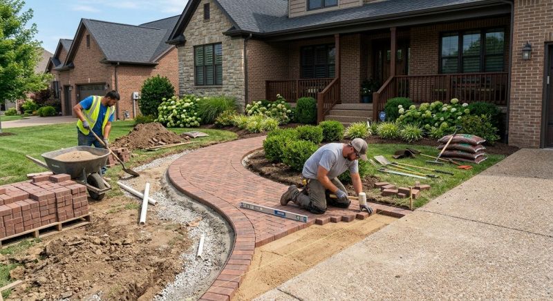 Brick Paving Installation in Worcester, MA